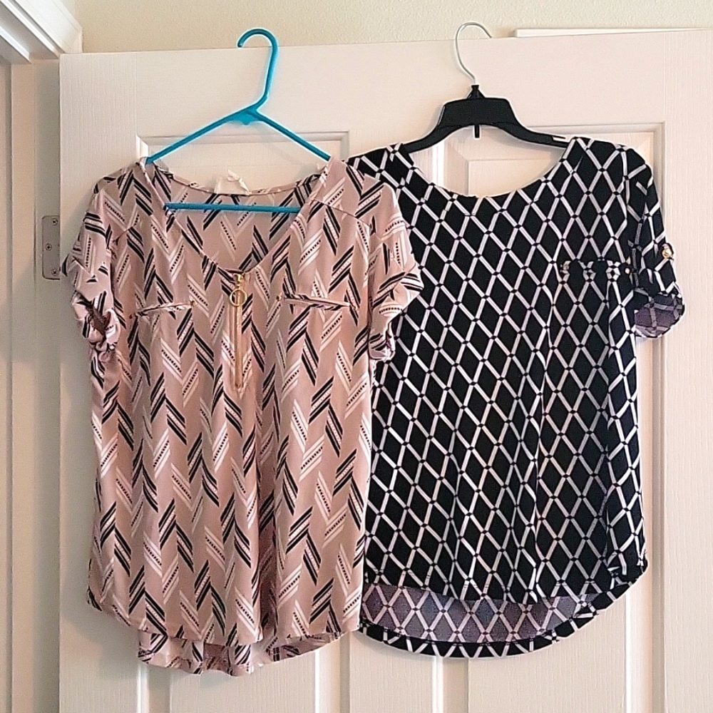 2 business casual tops